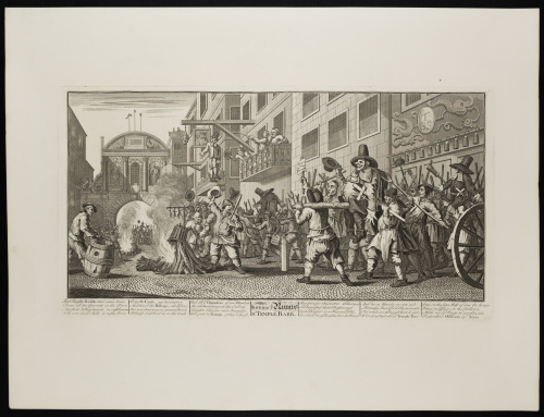 WILLIAM HOGARTH (1697- 1764)“Burning the rumps at temple b