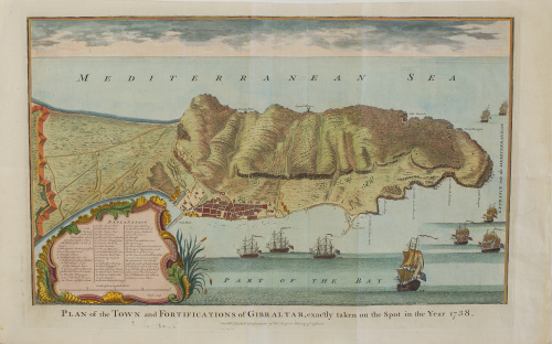 NICOLAS TINDAL (1687-1774) Ciudad y fortificaciones de Gib