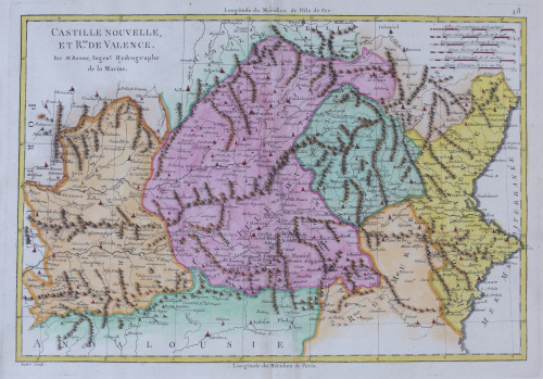 RIGOBERT BONNE (1727-1795) “Castille Nouvelle et Rme de Va