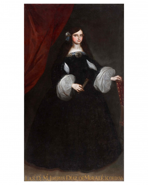 JUAN DE ALFARO (Córdoba, 1643- Madrid, 1680)“Retrato de do