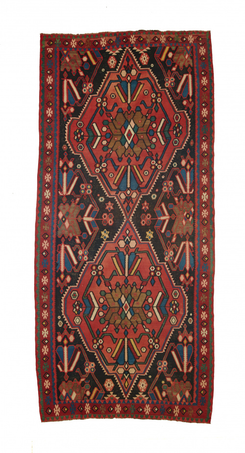 Importante Kilim de origen Qarabajh