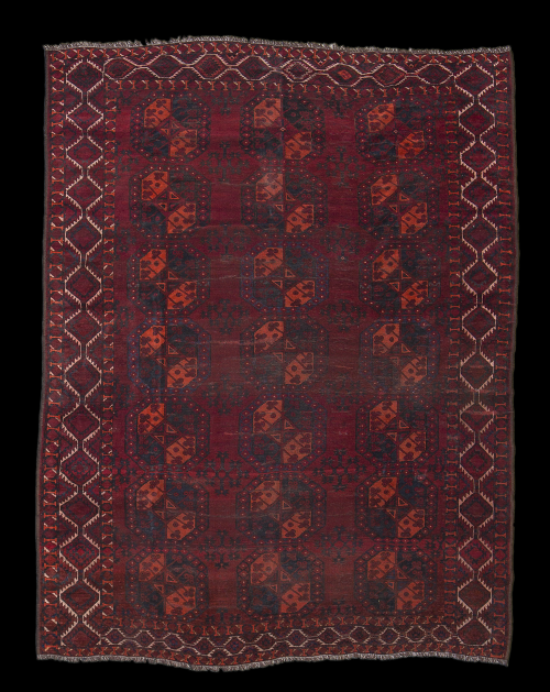 Alfombra en lana Bukhara, h. 1880
