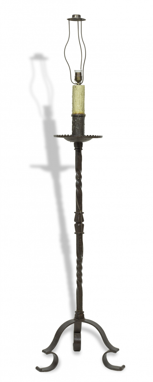 Hachero de hierro forjado.Trabajo español, S. XVIII.