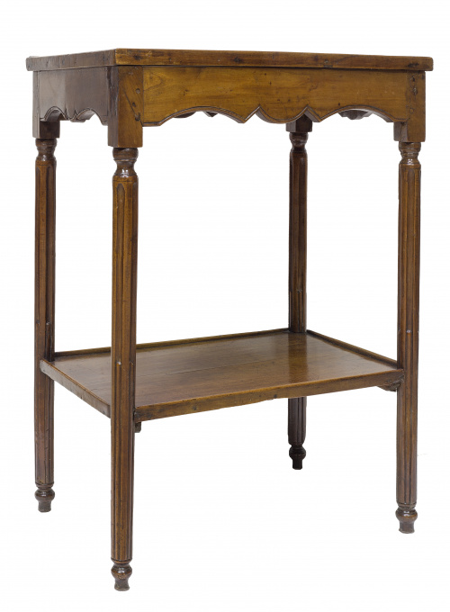 “Table á écrire” Luis XVI de madera de cerezo.Trabajo fran