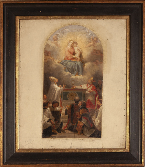 ESCUELA ESPAÑOLA, SIGLO XIXBoceto de la Eucaristía