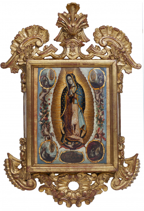 ATRIBUIDO A MANUEL DE ARELLANO (h. 1663-1722)Virgen de Gu