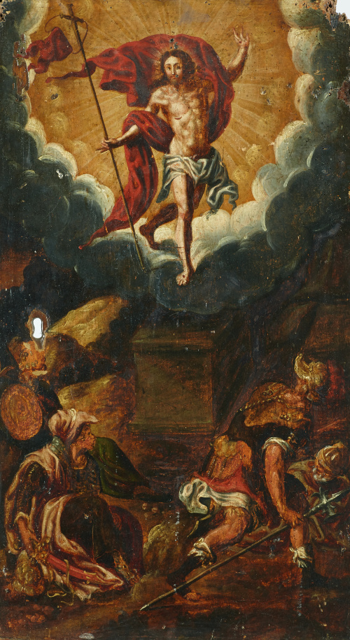 ESCUELA POPULAR ESPAÑOLA.Resurrección de Cristo.