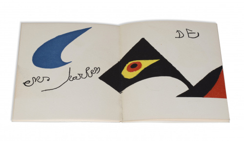 Catálogo de la exposición de Calder en la Galería Joan Gasp