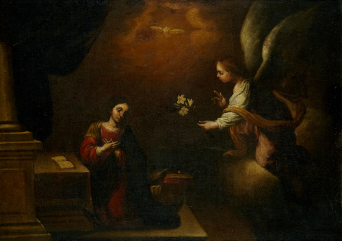 ESCUELA SEVILLANA, SIGLO XVIIAnunciación.