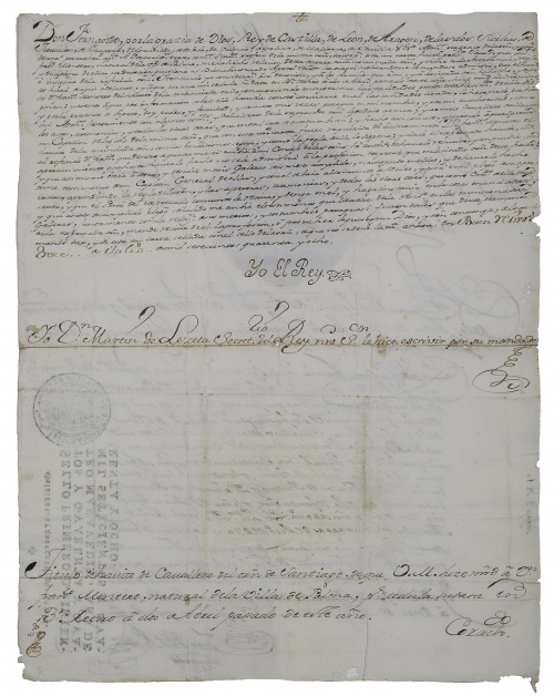 Título de Caballero de la Orden Santiago a favor de Francis