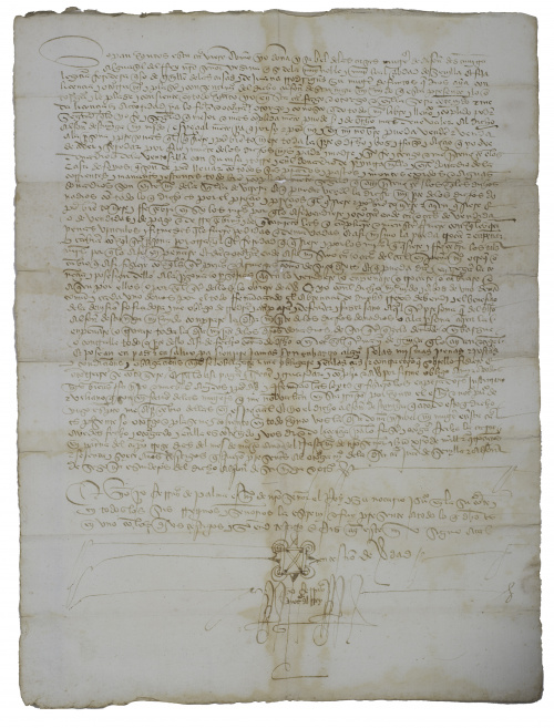 Carta de poder de Isabel de las Casas a favor de su marido 