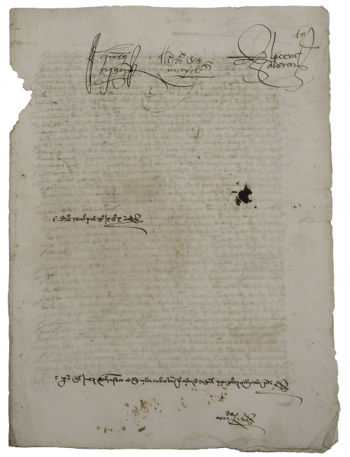 Real Provisión de la Chancillería de Granada ordenando al l