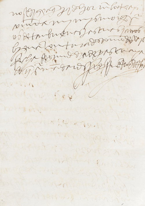 Carta autógrafa de Gonzalo Fernández de Córdoba, el Gran Ca