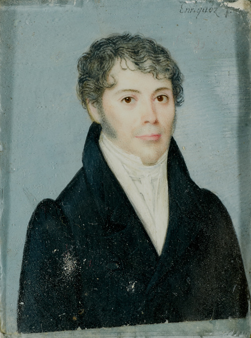 ENRIQUEZ (Escuela española, siglo XIX)Retrato de caballero