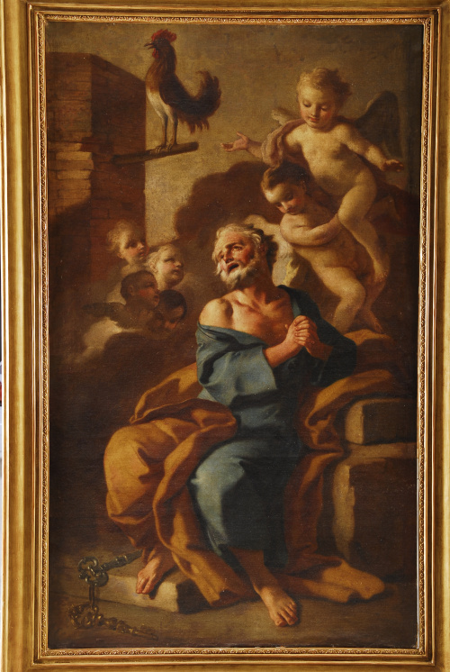 FRANCESCO DE MURA (Nápoles, 1696-1782)Las lágrimas de San 