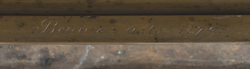 Prosper Lecourtier (1855-1924) Caballo en bronce patinado e