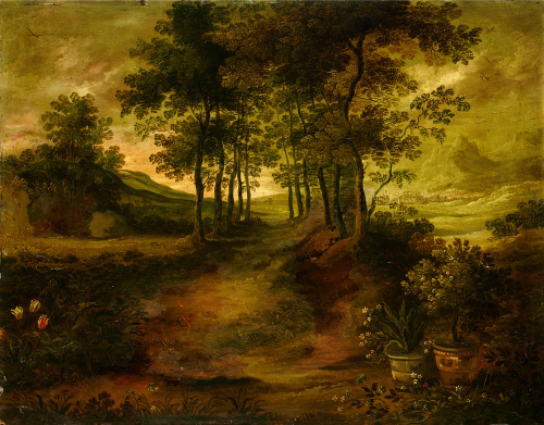 CIRCULO DE JAN BRUEGHEL EL JOVEN (Escuela flamenca , siglo 