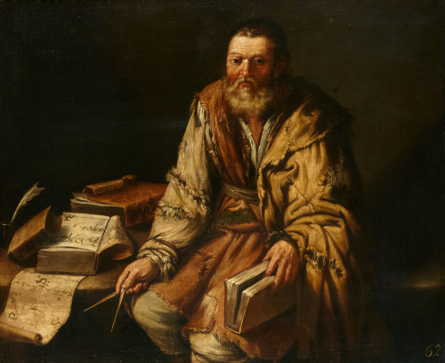 ATRIBUIDO A MIGUEL MARCH  (Valencia, 1633 - 1670)“Geómetra