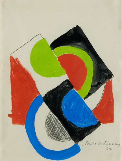 SONIA DELAUNAY (Odesa, Ucrania, 1885 - París, 1979)“Rythme