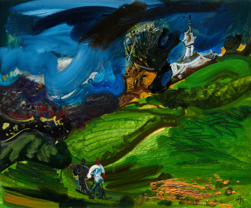 ÁLVARO DELGADO (Madrid, 1922 - 2016)“Recuerdo de Navia”