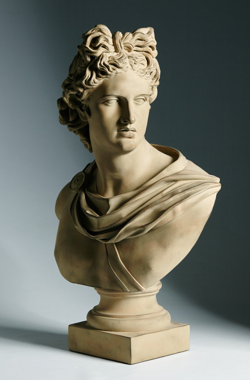 Busto decorativo del Apollo Belvedere, S. XX.