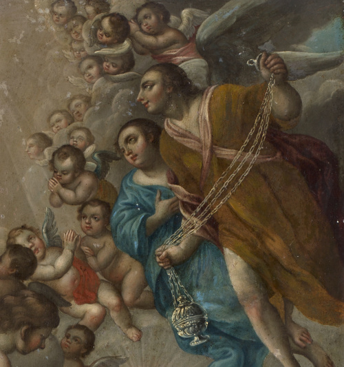 NICOLÁS ENRÍQUEZ (Guadalajara?, México, 1704-1790)Adoració