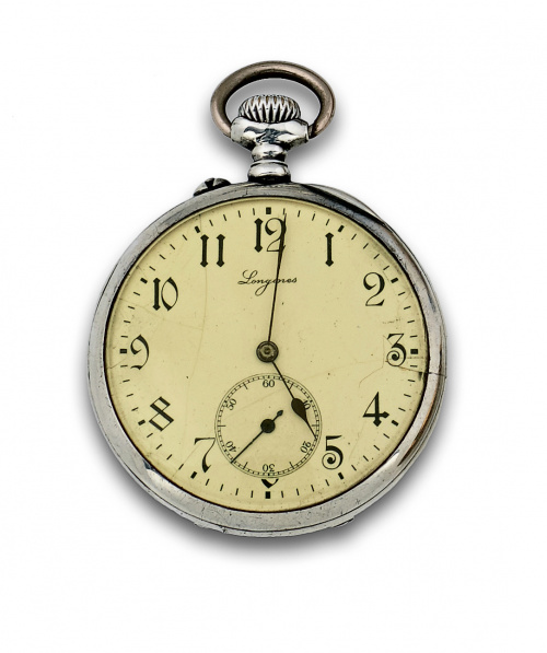Reloj lepine LONGINES Art-Decó en plata.
