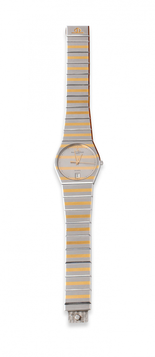 Reloj BAUME  MERCIER de caballero en acero y oro de 18K. 51