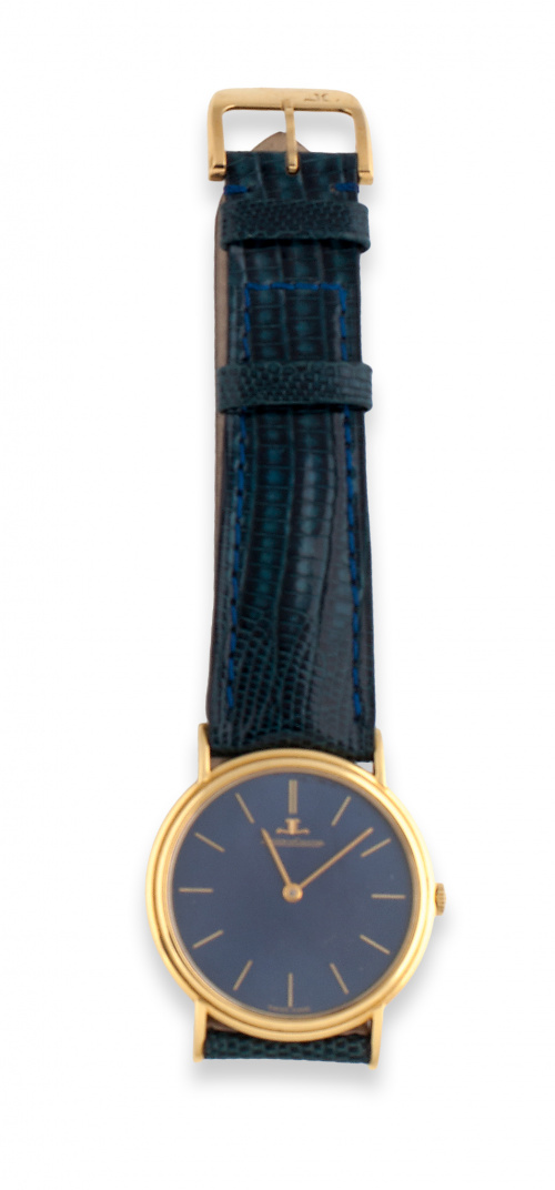 Reloj JAEGER LE COULTRE de caballero en oro de 18K.