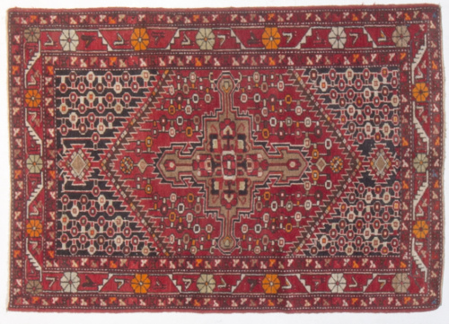 Antigua alfombra en lana persa Afshar