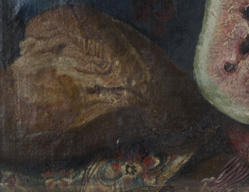 ATRIBUIDO A JUAN DE ESPINOSA  (1605/10-1671)Bodegón con sa