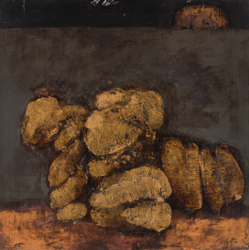 JOSÉ VENTO (Valencia 1925 - 2005)“Tres bultos y un especta