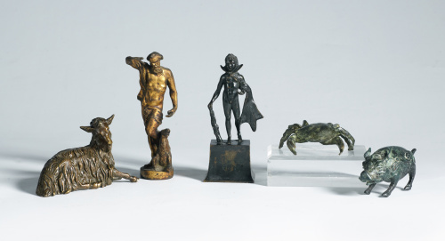 “Cangrejo” en bronce en la manera del taller de Andrea del 