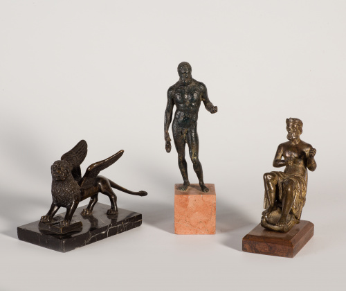 “León de Venecia” en bronce.Trabajo italiano, Grand Tour, 