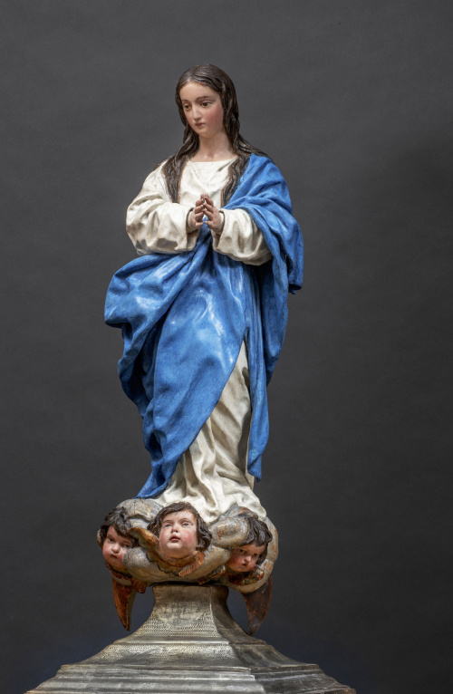 Alonso Cano? (Granada, 1601 - 1667).Virgen Inmaculada.M
