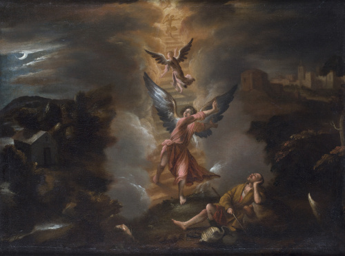 MATEO OROZCO (act. 1634-1652)Escalera de Jacob