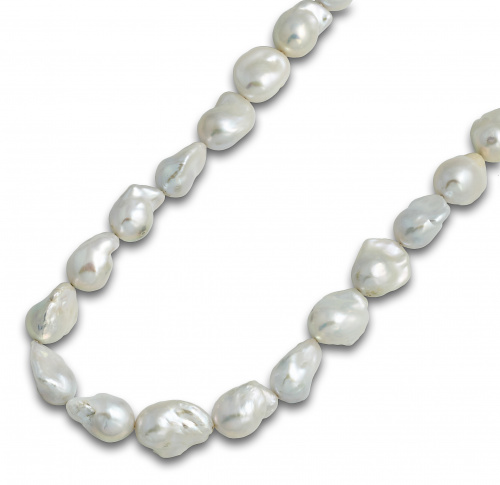 Collar de perlas barrocas de los mares del sur  de 16-19 mm