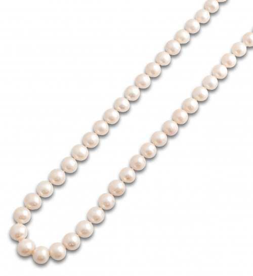 Collar de perlas cultivadas de los Mares del sur, entre 16,