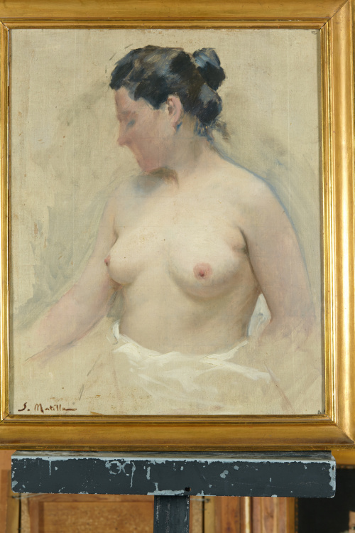 SEGUNDO MATILLA (Madrid, 1862-Teyé, Barcelona, 1937)Desnudo