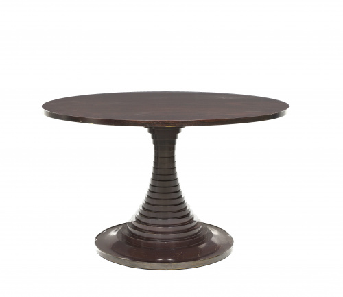 Mesa redonda de palosanto.Dinamarca años 60