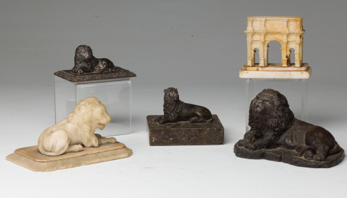 Arco romano de alabastro, grand tour, S. XIX