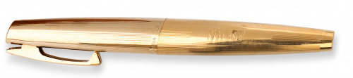 Pluma SHEAFFER  vintage chapada en oro de 12K.