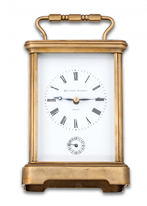 Reloj de Mesilla MATHEW NORMAN  con cuerda para ocho días. 