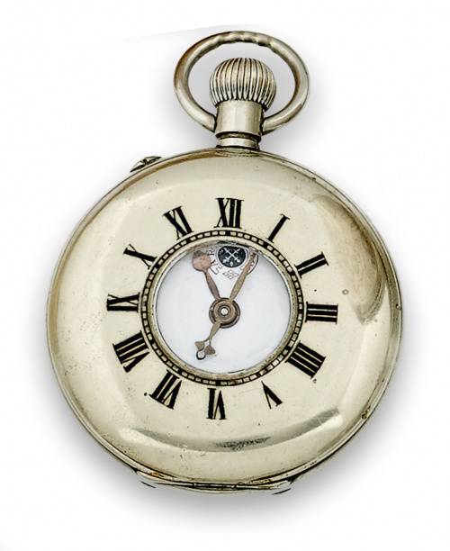 Reloj cazador ROSKPOFF en metal pps s XX.