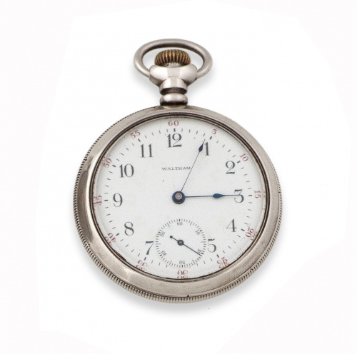 Reloj Lepine WALTHAM en plata pp s.XX .