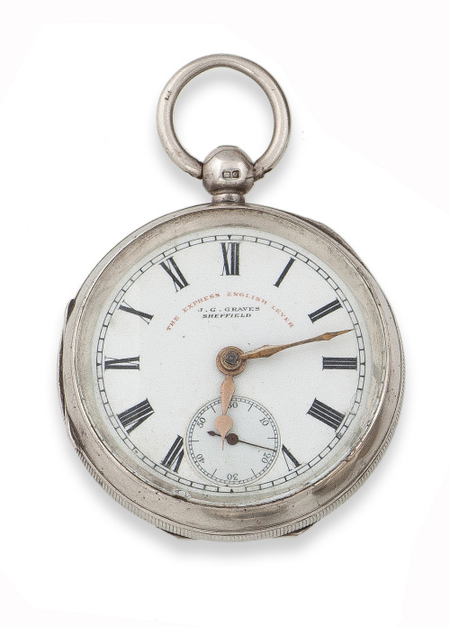Reloj Lepine J.G.GRAVES en plata pp s.XIX .