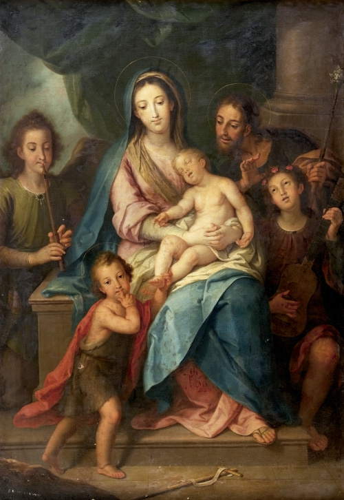 JOSÉ VERGARA GIMENO (Valencia, 1726- 1799)Sagrada Familia