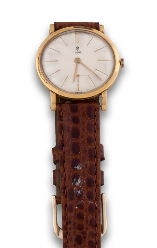 Reloj de pulsera TUDOR años 70 en oro de 18K.