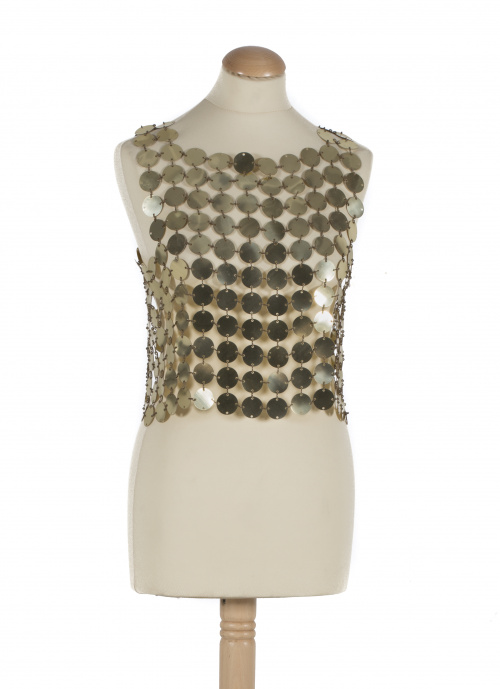 Paco Rabanne, (Pasajes, 1934)*Cuerpo de discos dorados de 