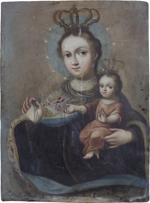 FARFAN (Escuela colonial, siglo XVIII)Virgen del Carmen